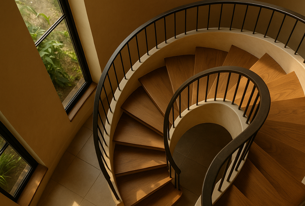 Escaleras en espiral