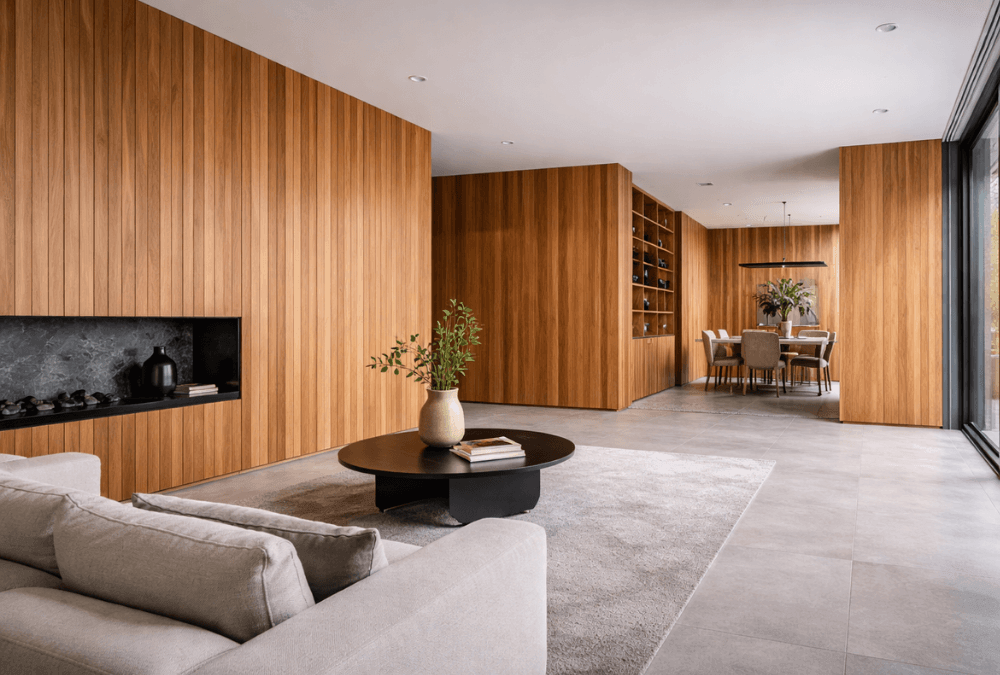Revestimientos de madera para interiores y exteriores