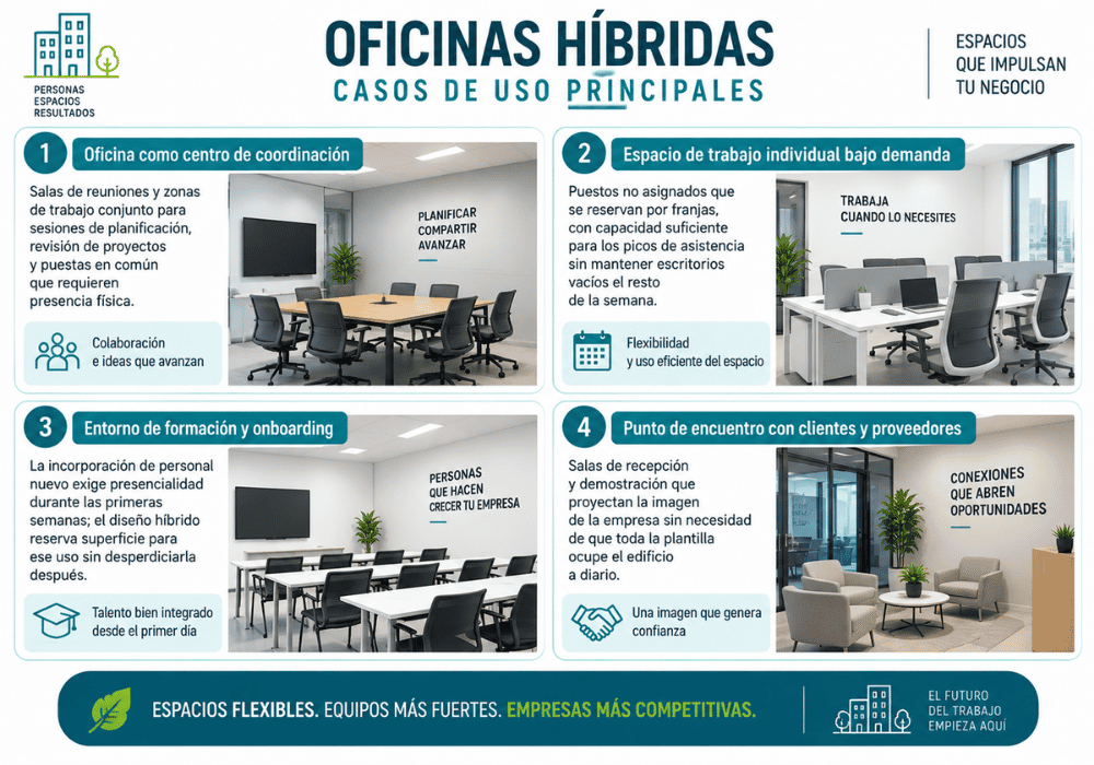 diseño de oficinas híbridas diseño de oficinas híbridas